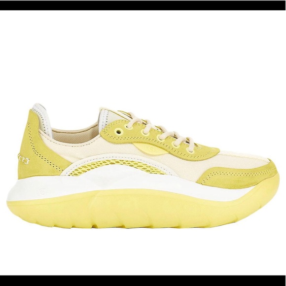yellow ugg sneakers